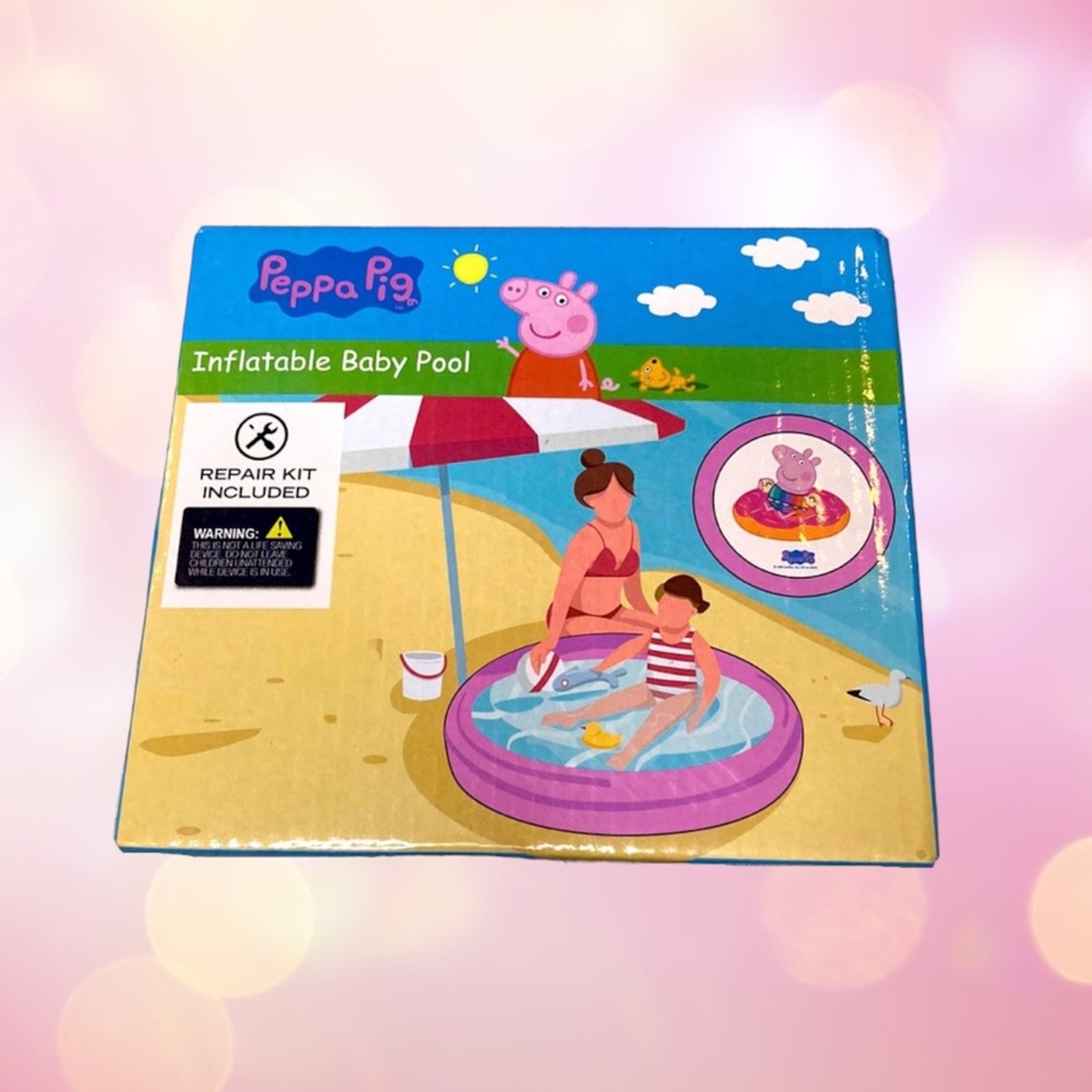 30. 2xHOST PICK! NIB Peppa Pig Inflatable Baby Pool
